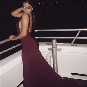 JOVANI WINE DRESS